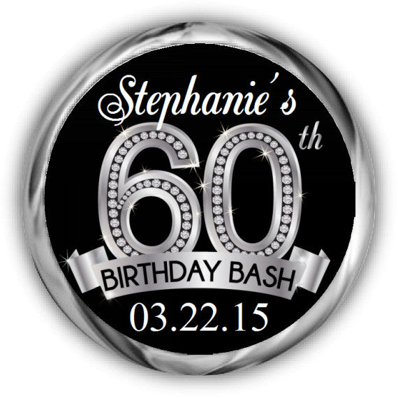 60th Anniversary Diamond Wedding Anniversary' Sticker