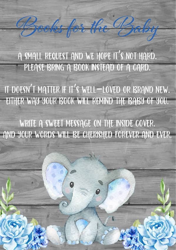 Blue Elephant Books for Baby - Announce It!