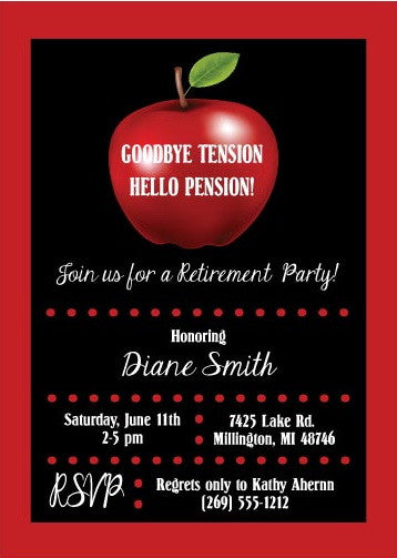retirement party invitation