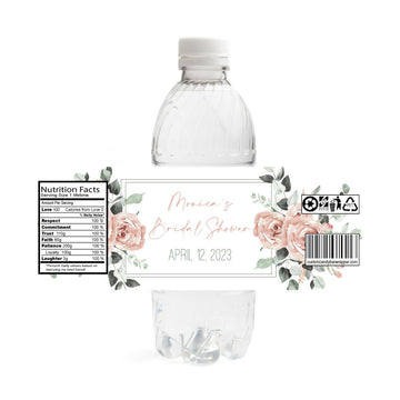 Bridal Shower Water Bottle Labels - Announce It!