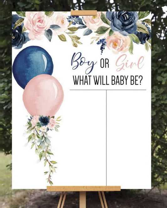 Gender Reveal Voting Board