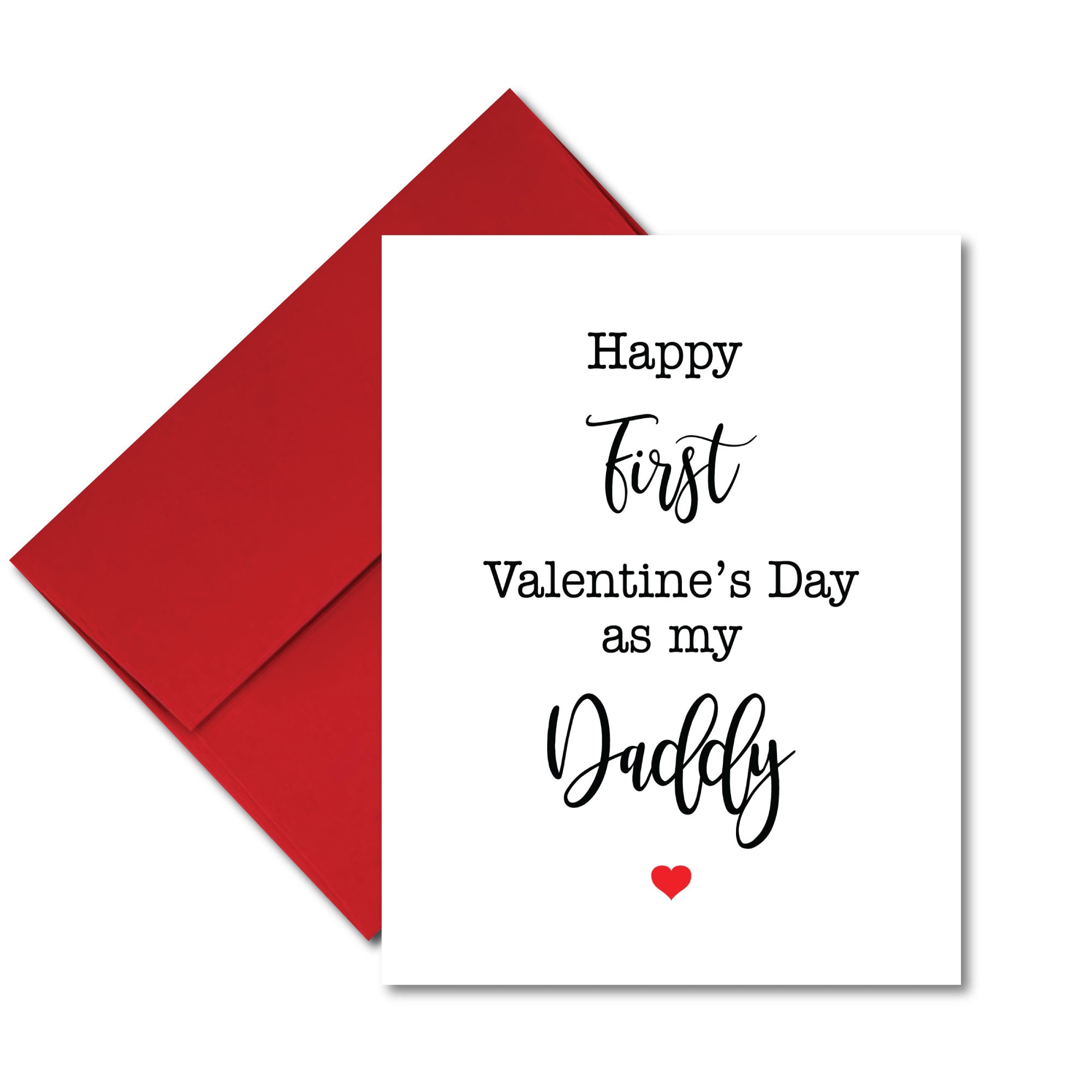 Valentines sales card daddy